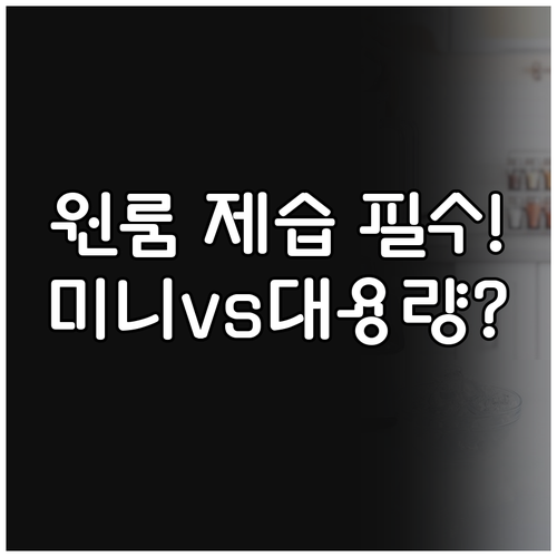원룸 필수템 듀얼 제습 공기청정기 미..