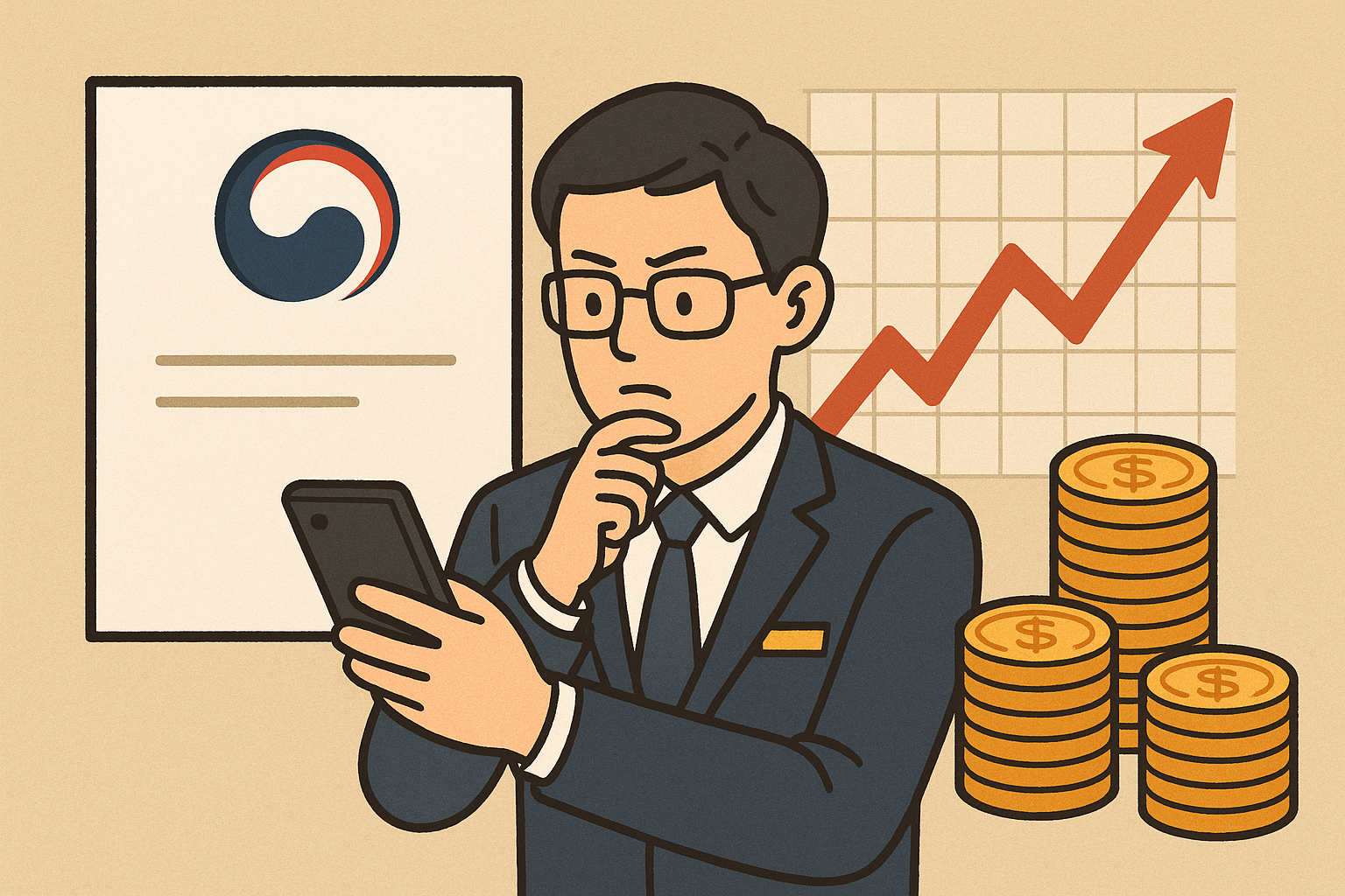 공무원 투자 관련 이미지