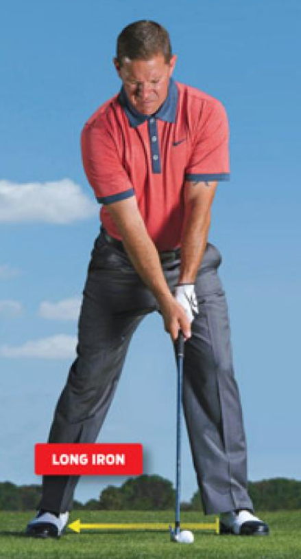 골프 롱아이언 어드레스
