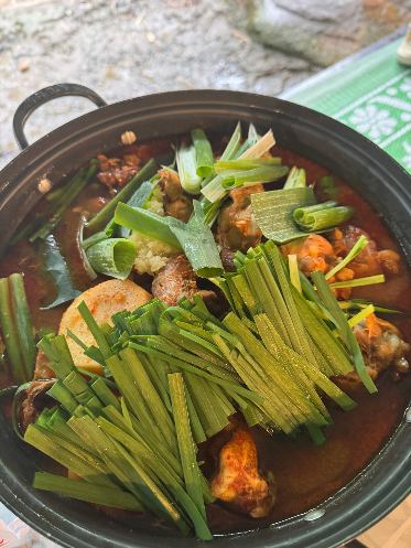 장흥 계곡 식당 토종닭볶음탕 사진