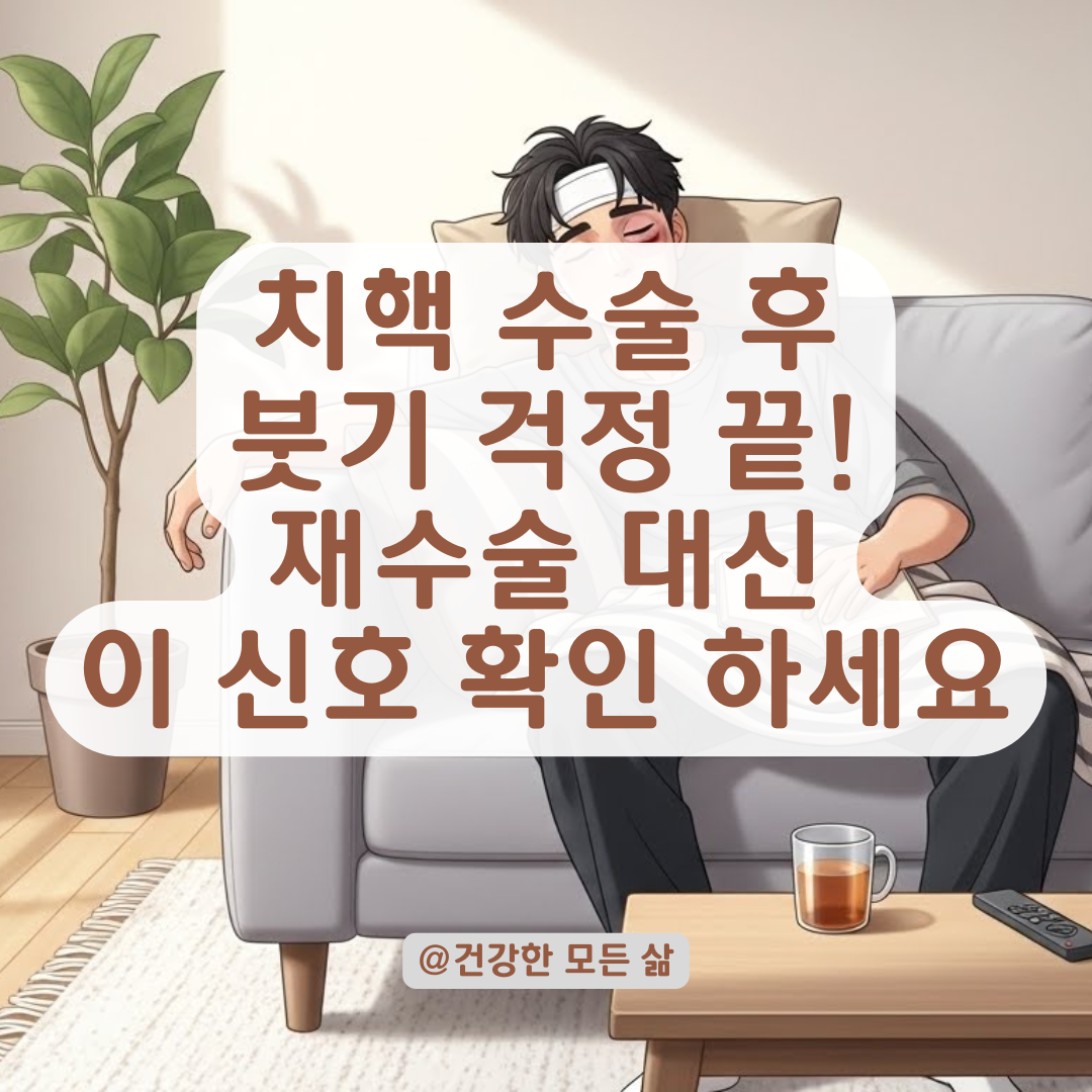 수술 후 가라앉지 않는 치핵 붓기, 재수술 대신 점검해야 할 회복 신호