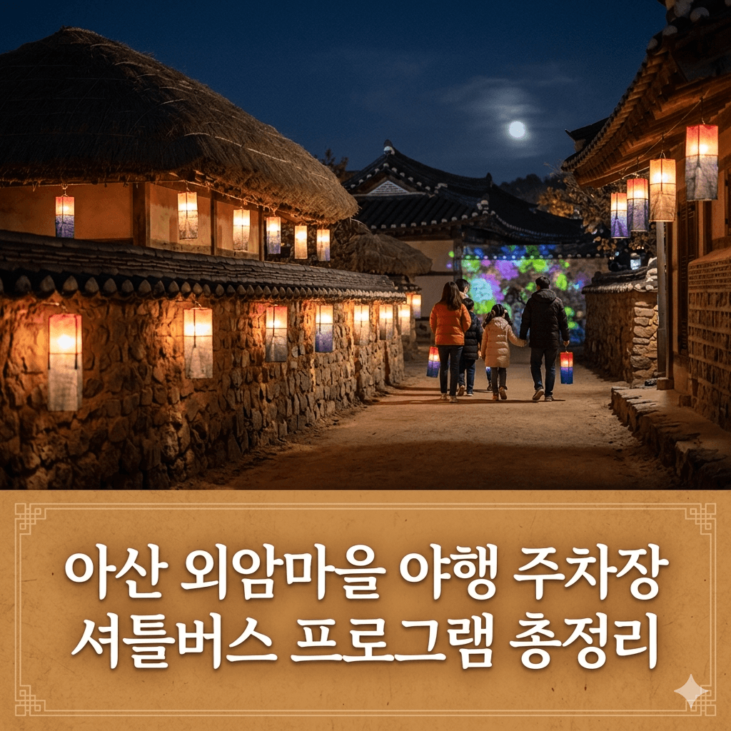 아산 외암마을 야행