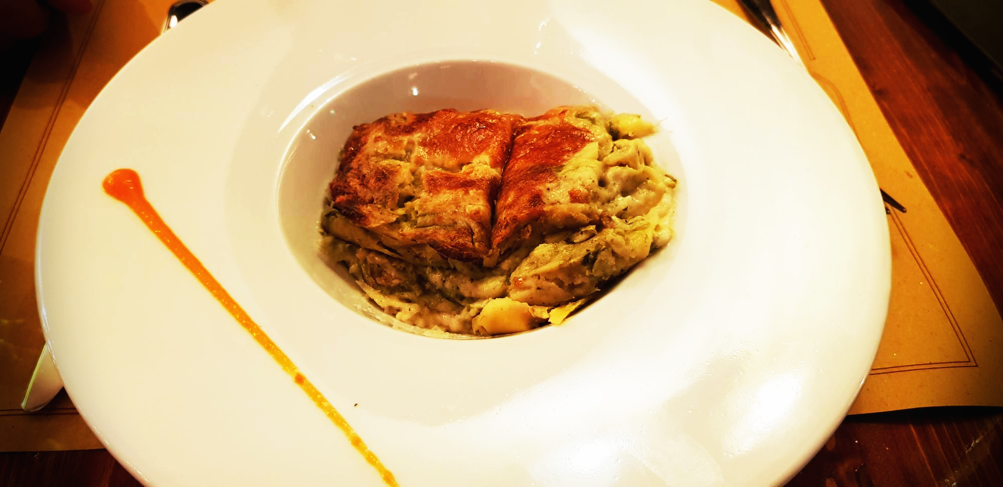 베네치아 맛집 Agli Artisti 라자냐