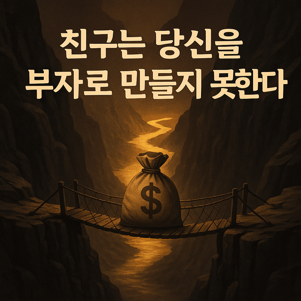 불확실한 길을 혼자 선택해야 하는 투자자의 이미지