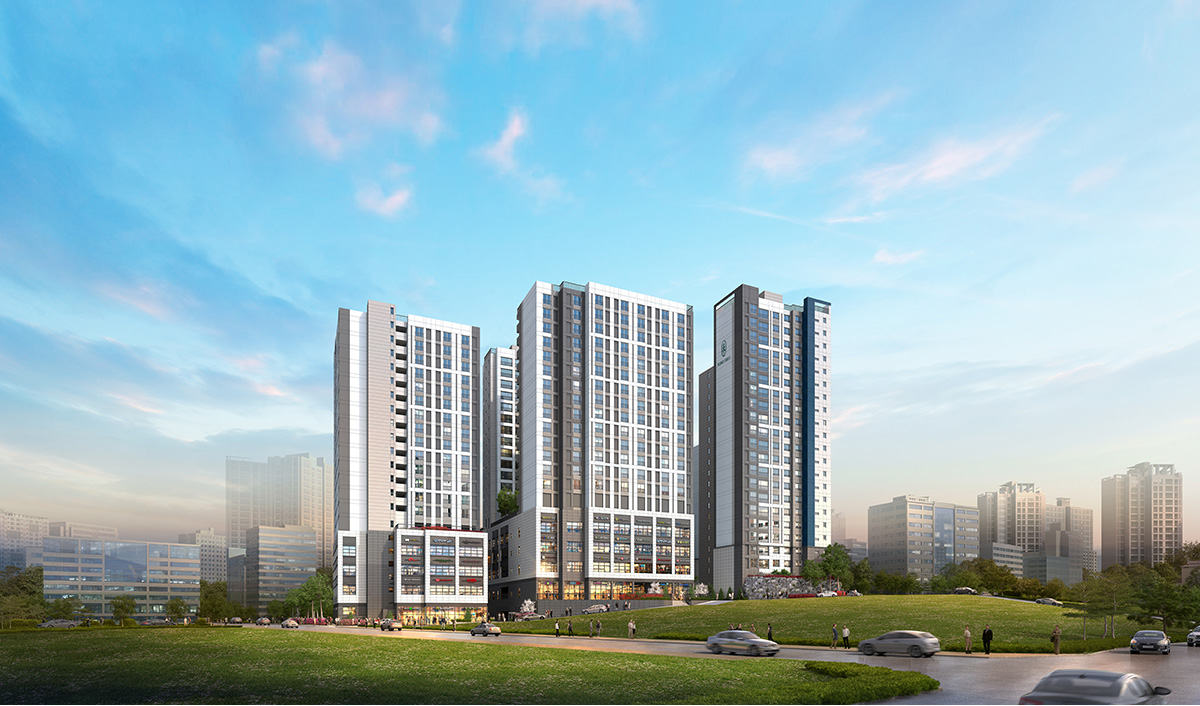 청계 노르웨이숲 조감도