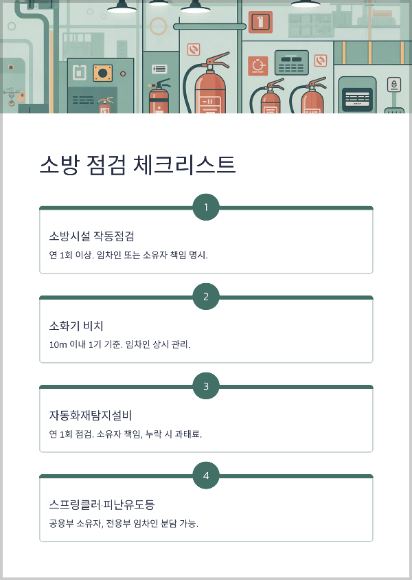 소방 점검 체크리스트