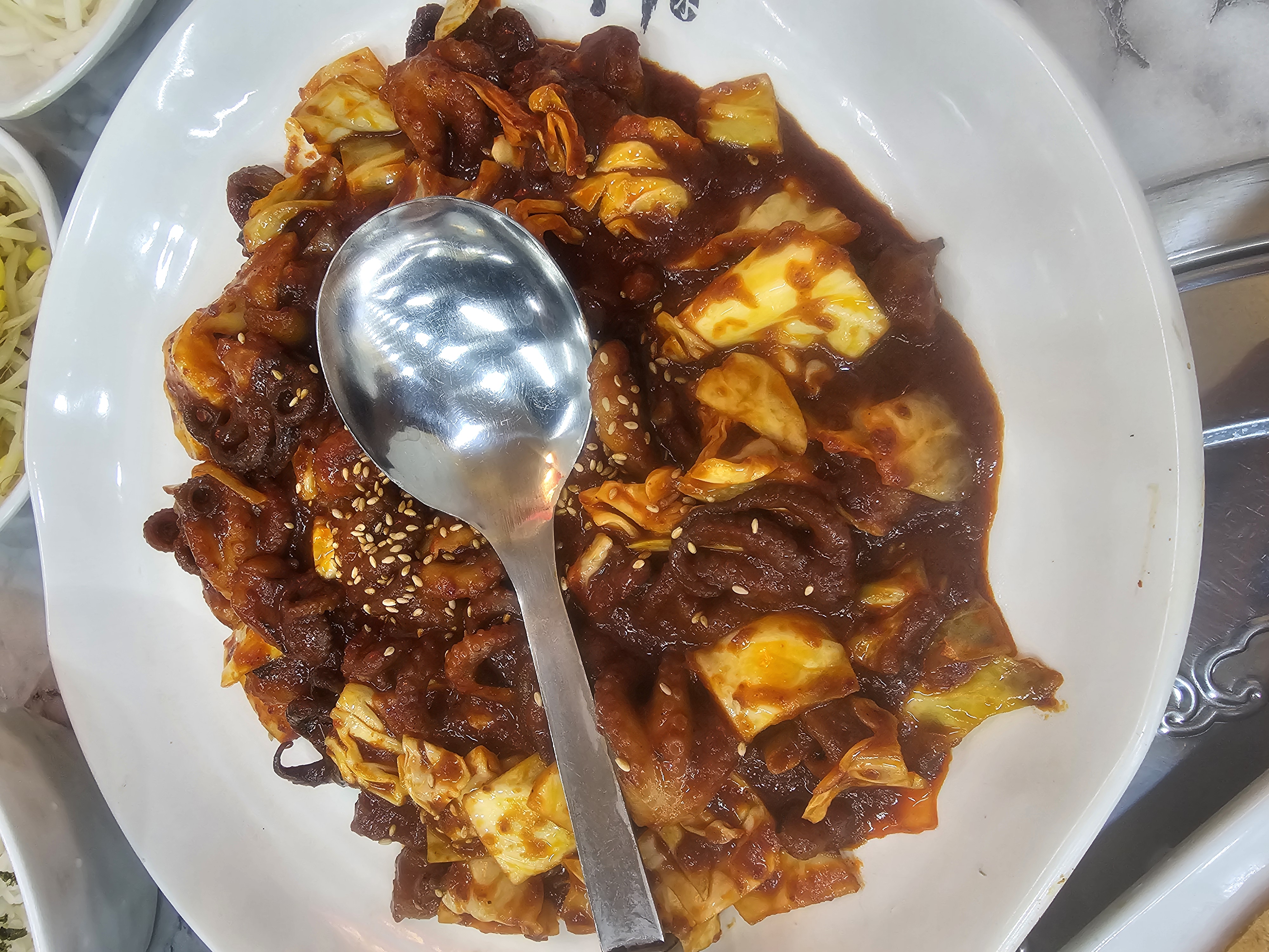 매운 주꾸미볶음 클로즈업