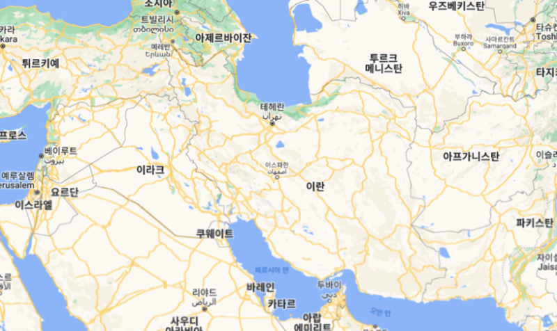 이란 지도 위치