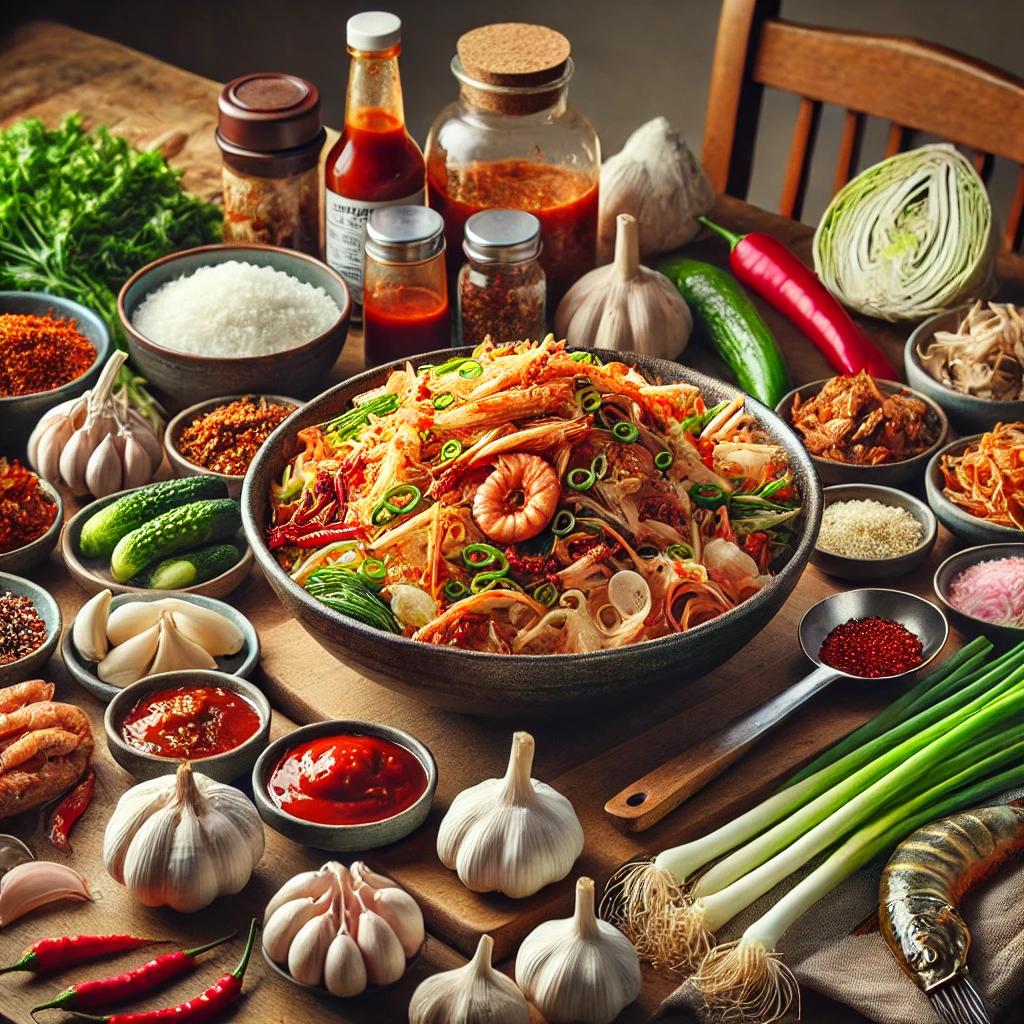 김장김치 20키로양념 만들기