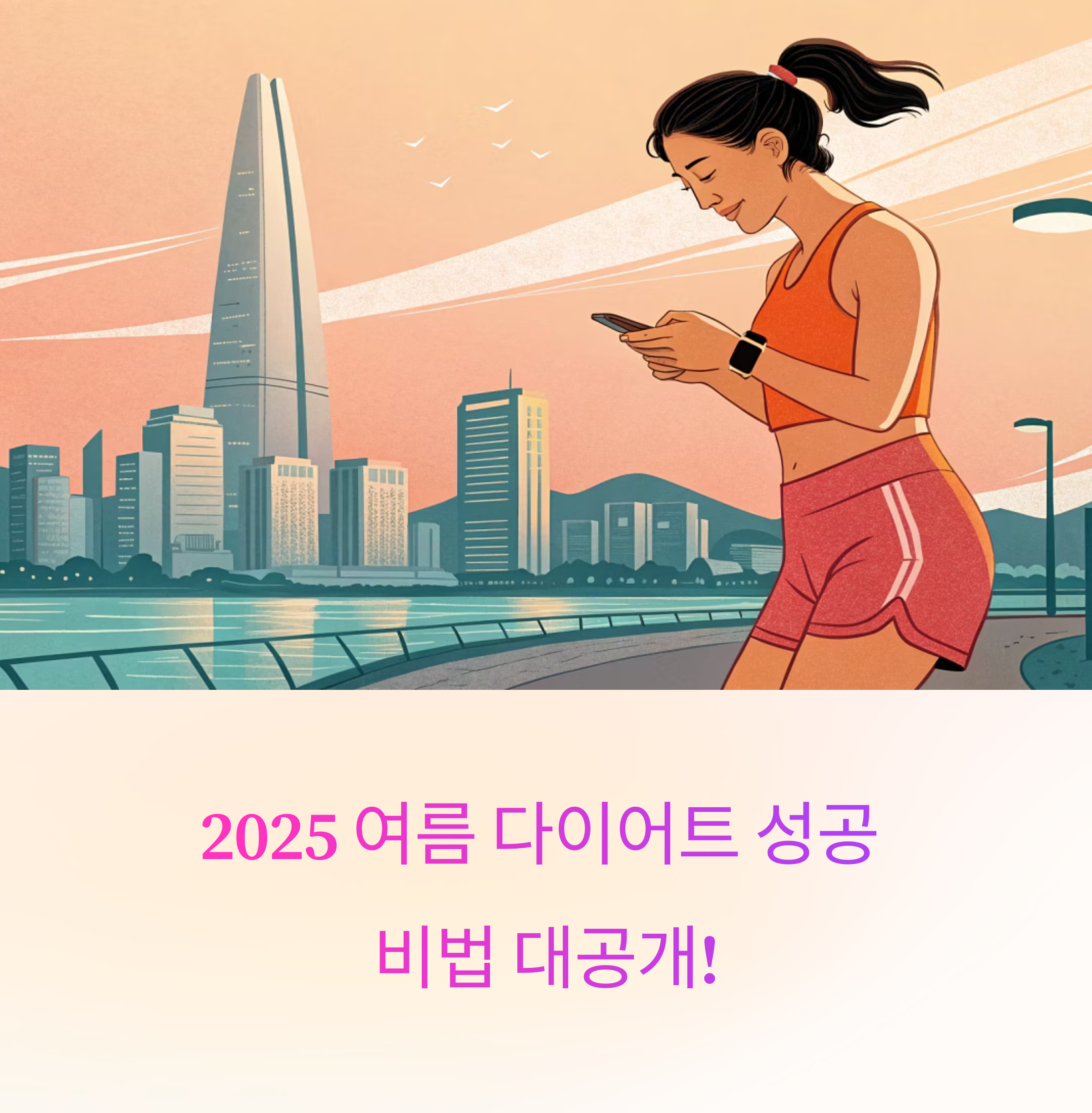 2025 여름 다이어트 성공법! 지금 바로 실천할 수 있는 진짜 조합은?