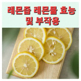 레몬즙 효능_17