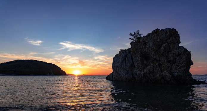 승봉도 부채바위