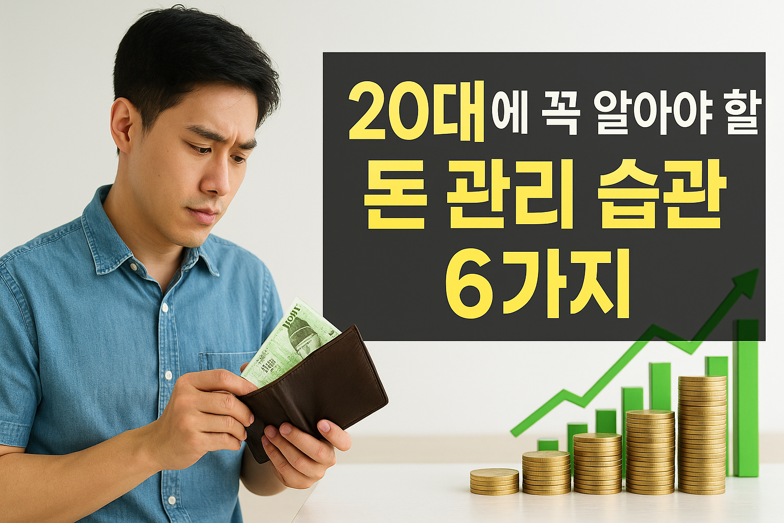 20대에 꼭 알아야 할 돈 관리 습관 6가지