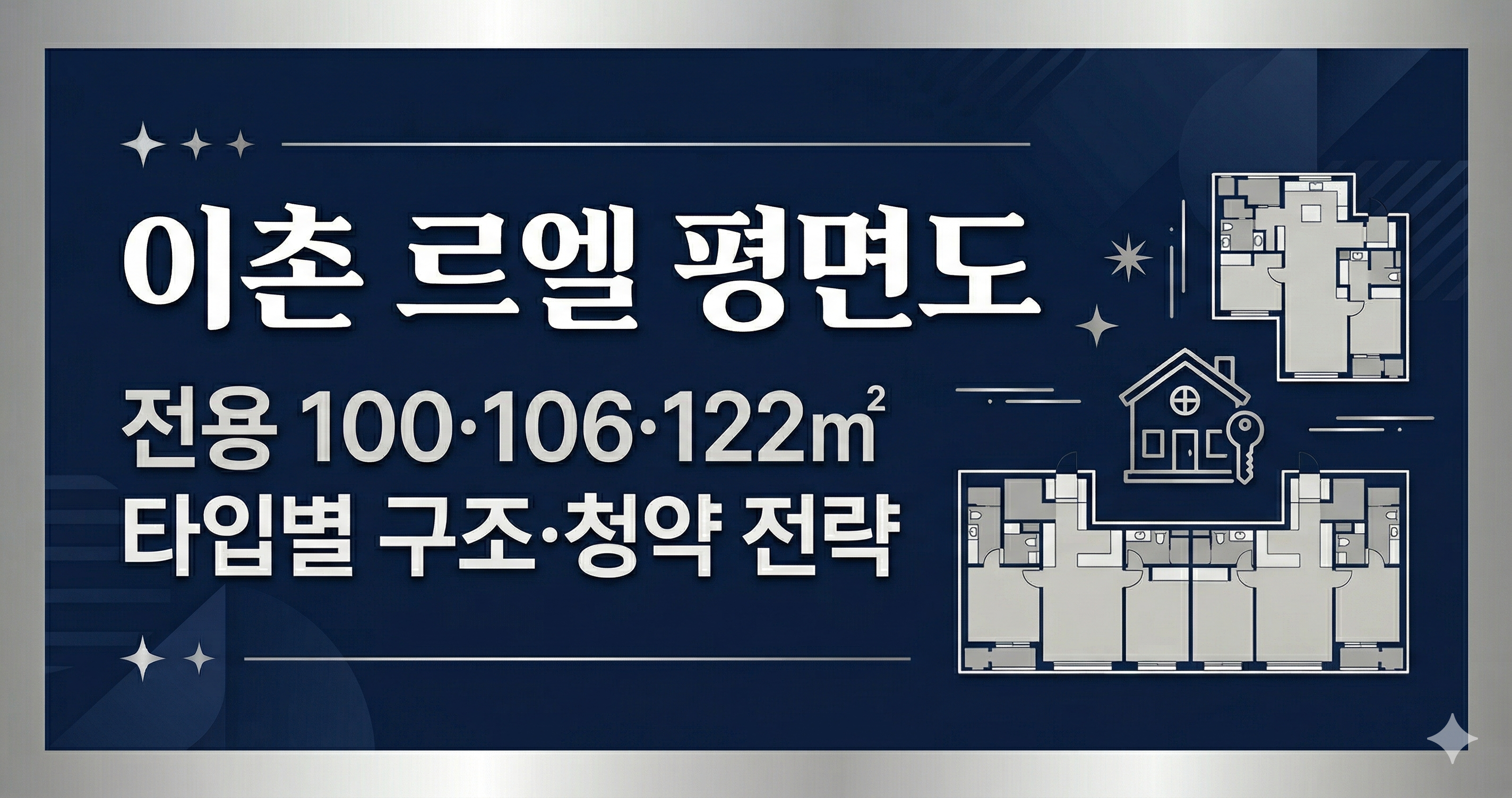 이촌 르엘 평면도 전용 100 106 122㎡ 타입별 구조 청약 전략