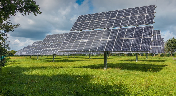 태양광 패널 사진