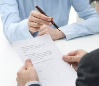 보험금 청구 모습