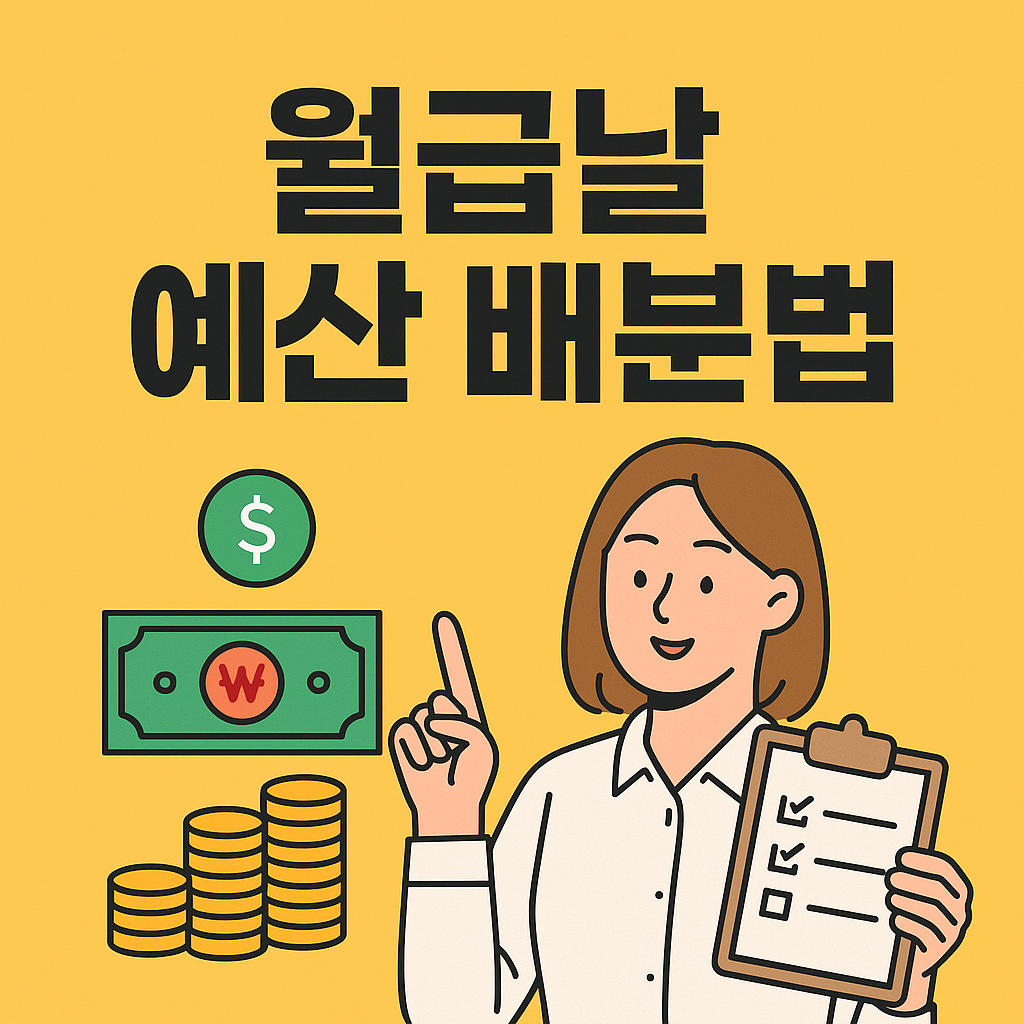 월급날 예산 배분법