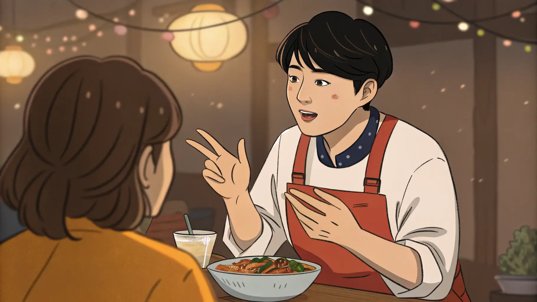 맛있는 음식을 먹고 그 감동을 표현하고 싶을 때 - 本当に美味しいです