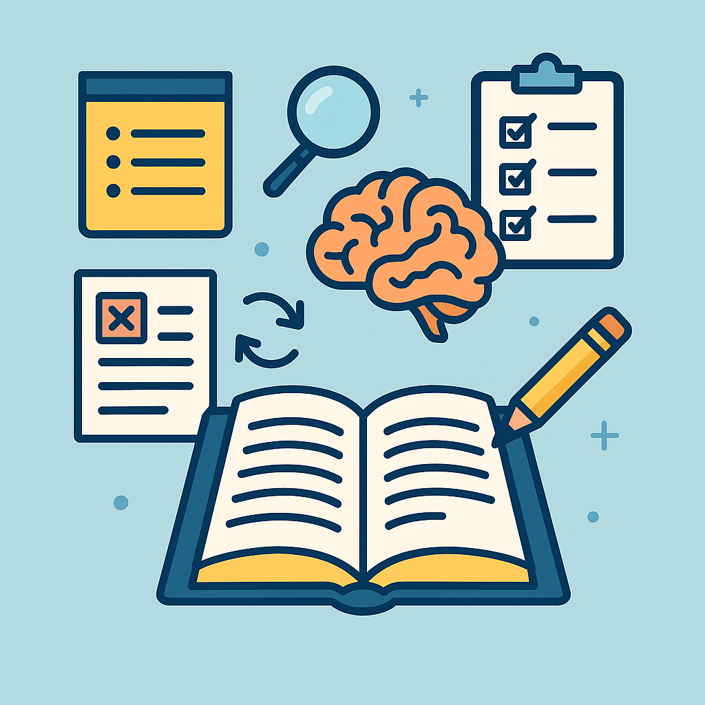 실수 줄이고 성적 올리는 메타인지 공부 전략 – 요약, 자문자답, 오답노트 훈련까지