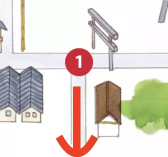 다자이후 텐만구 주변 지도