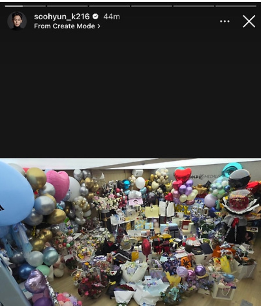 김수현생일 인스타