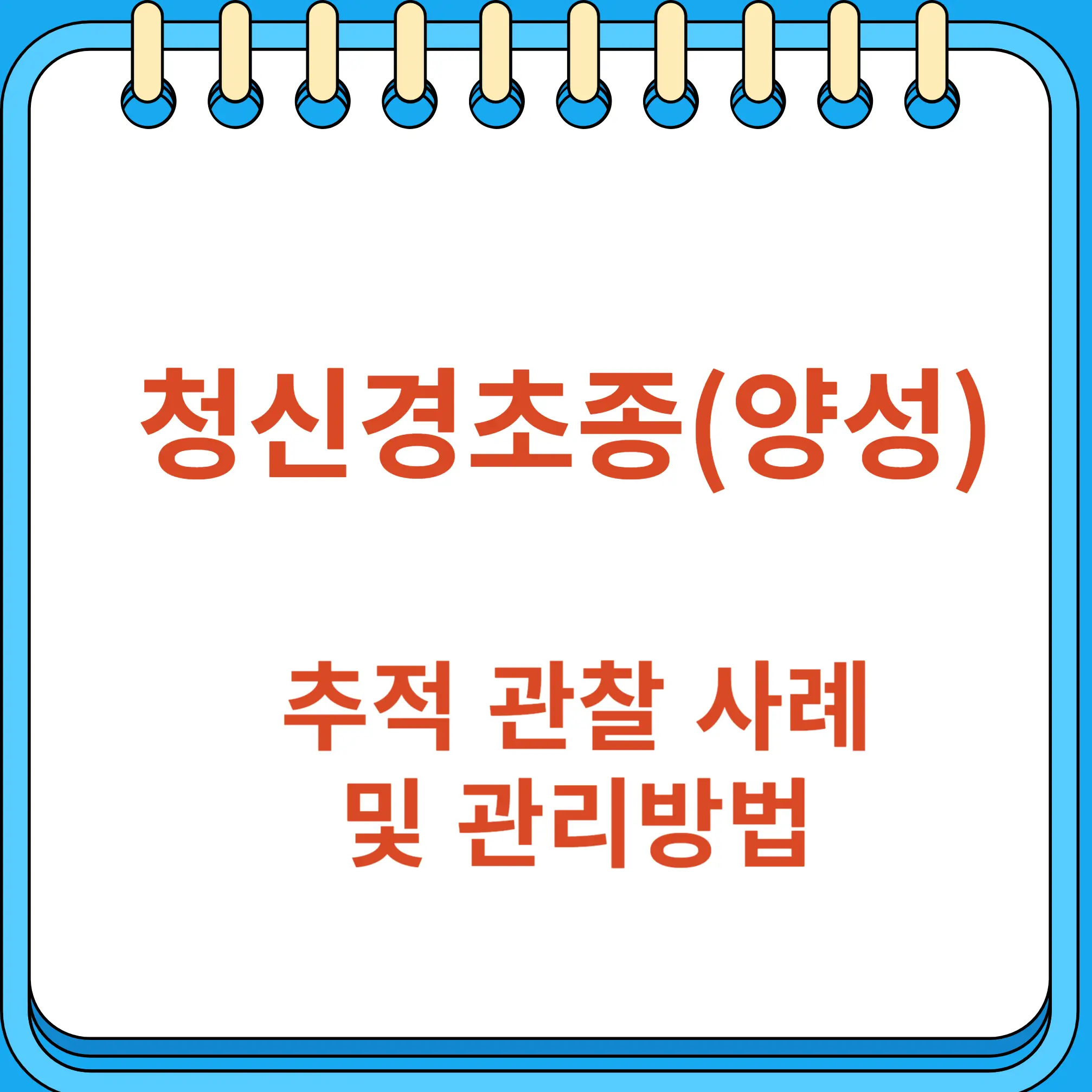 청신경초종 추적 관찰