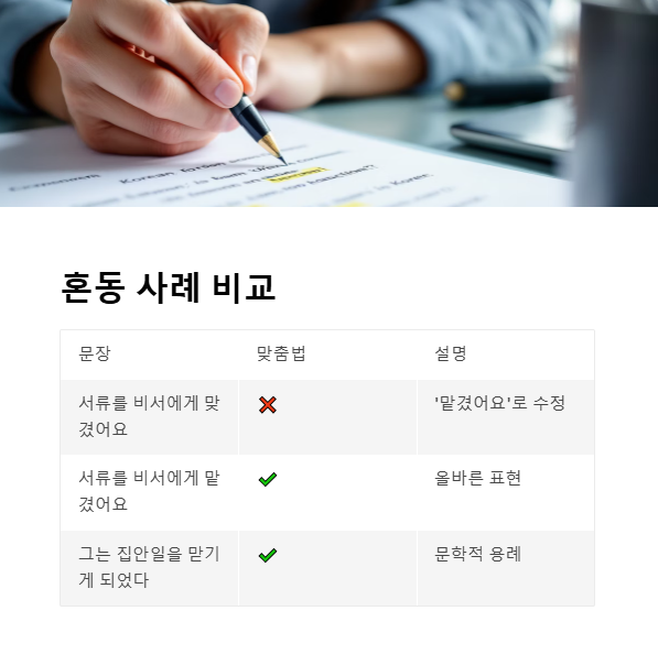 혼동 사례 비교와 상황별 정답 찾기