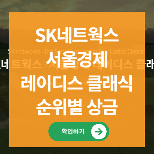 sk네트웍스 서울경제 레이디스 클래식순위별상금