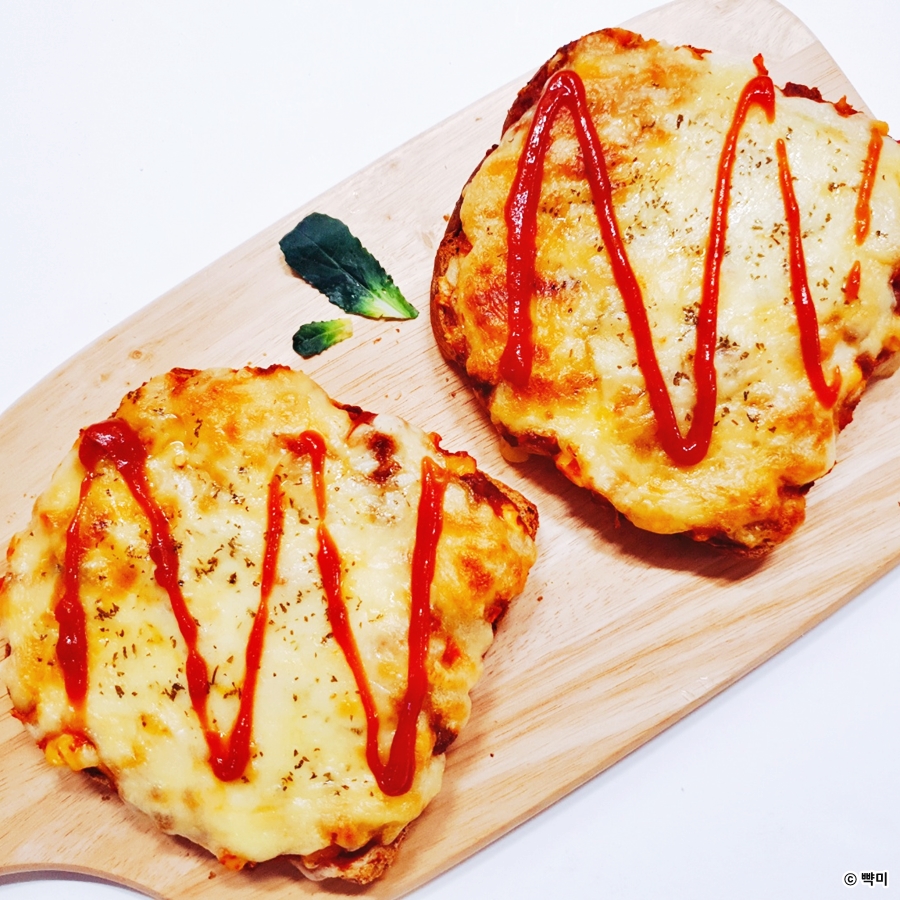 치즈 피자 토스트 식빵 피자 만들기 초간단 레시피