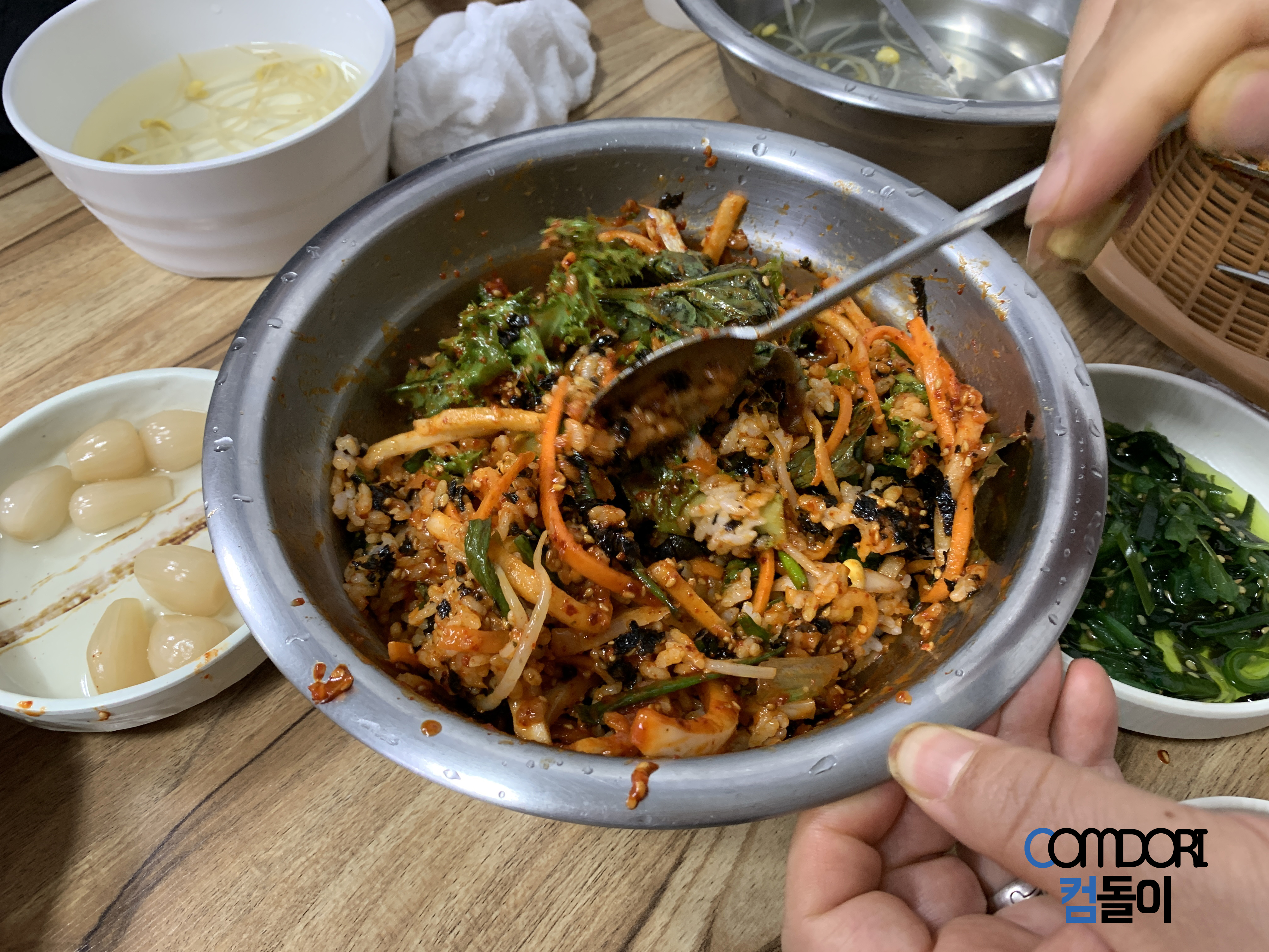 전어 무침 양푼밥