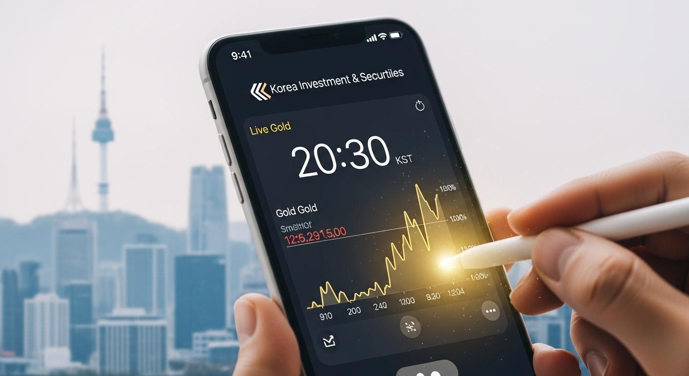 한국투자증권 금현물 거래시간