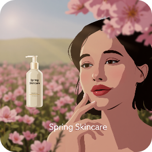 봄철 피부관리 이미지