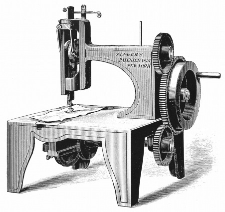 saac Merritt Singer&rsquo;s first sewing machine