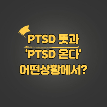 PTSD 뜻