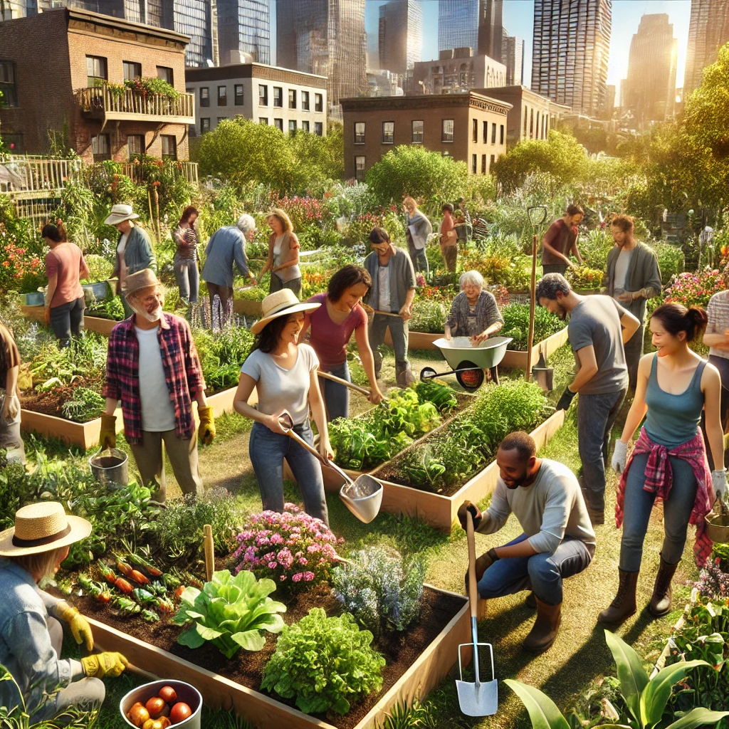 도시에서 이웃과 함께하는 텃밭 가꾸기의 매력