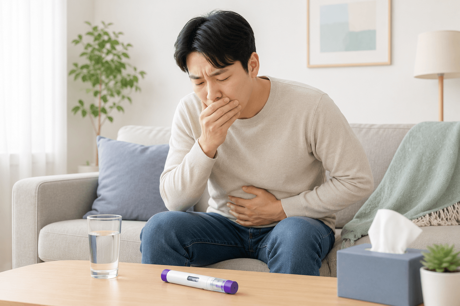 실제 후기에서 가장 많은 부작용은 메스꺼움