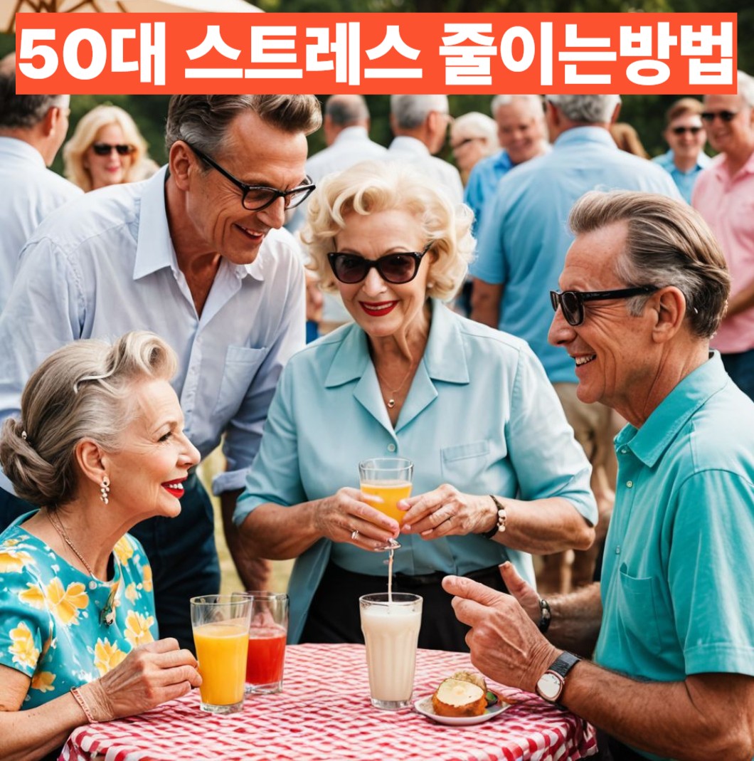 50대 스트레스 줄이는 방법