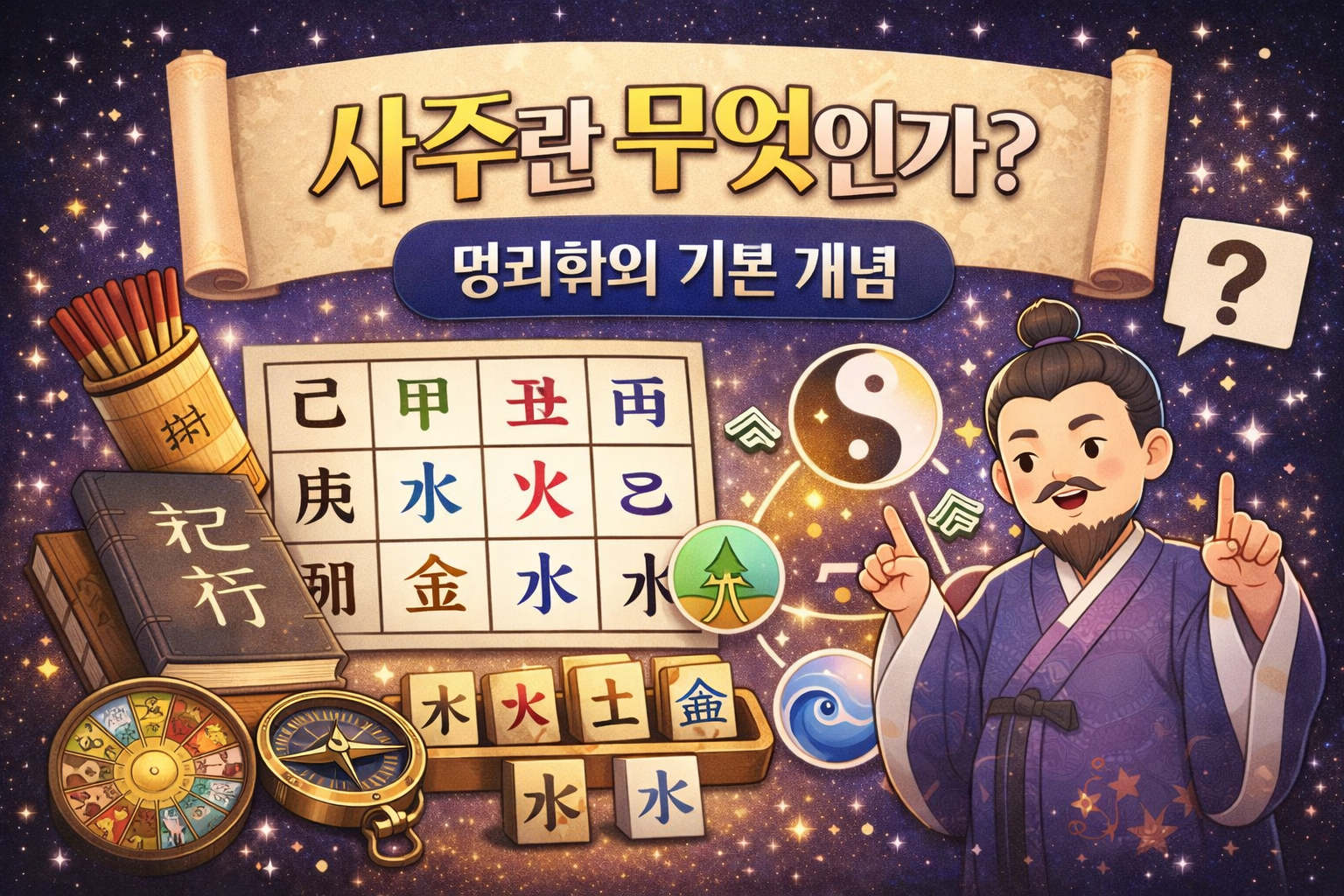 사주란 무엇인가? 명리학의 기본 개념