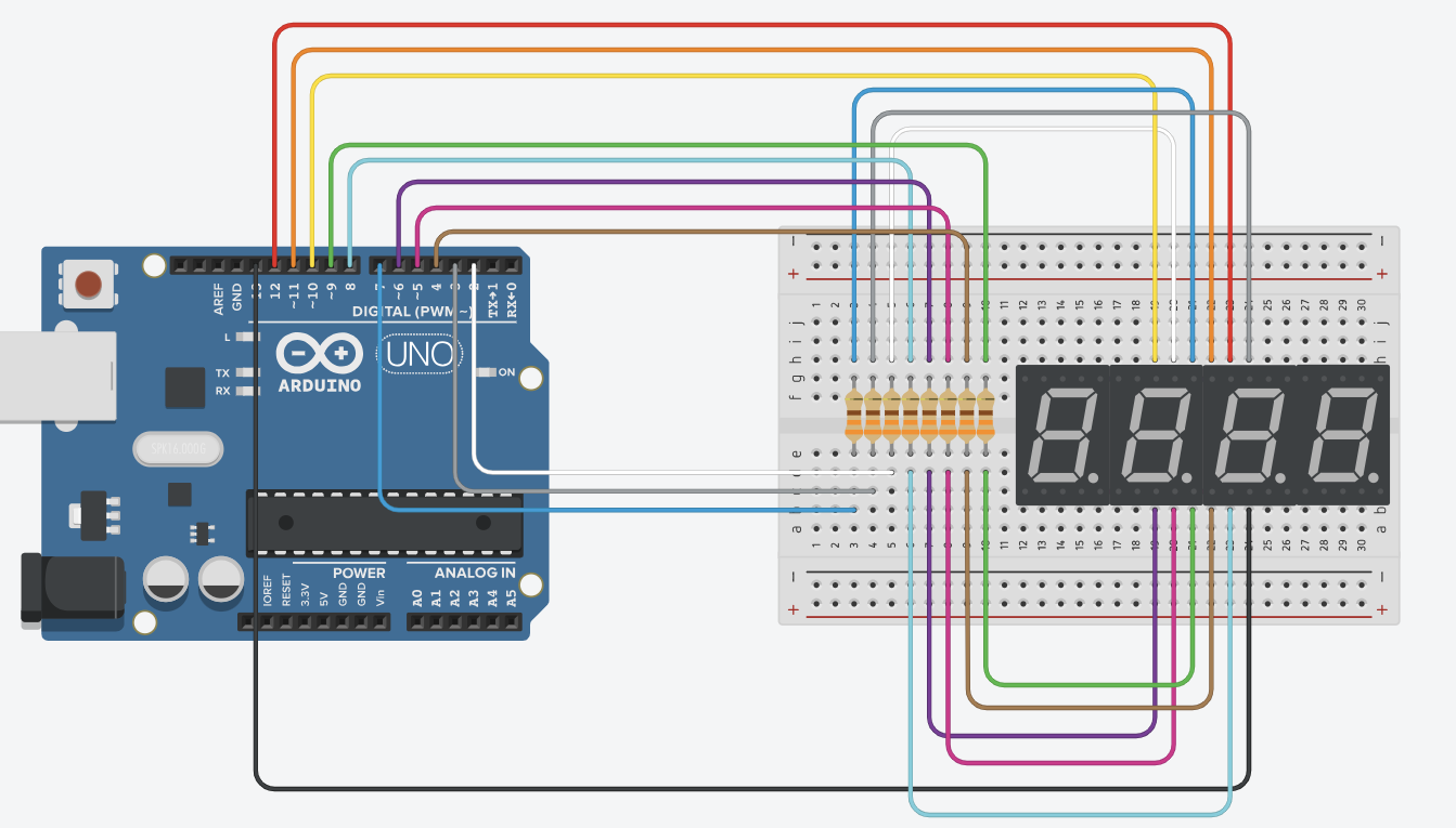 [Arduino] 아두이노 4Digit 7Segment(4자리 FND)제어하기 (6)