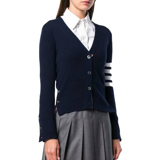 톰브라운 여성 클래식 캐시미어 가디건 025 DARK dg FKC001A 00011 TBC935