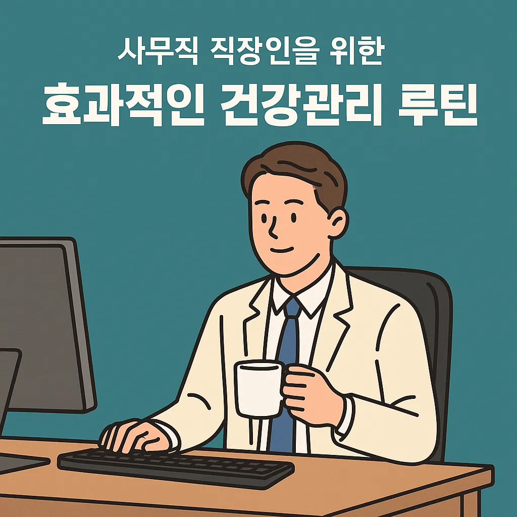 사무직 직장인을 위한 효과적인 건강관리 루틴