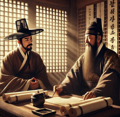 이황과 이이 토론 이미지