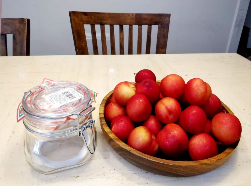 자두청 만들기 재료 유리병 자두 설탕