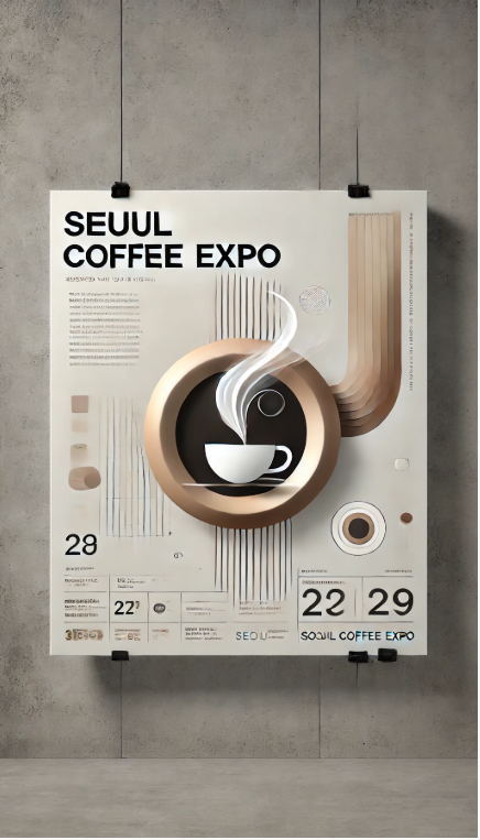 서울 커피 엑스포 포스터