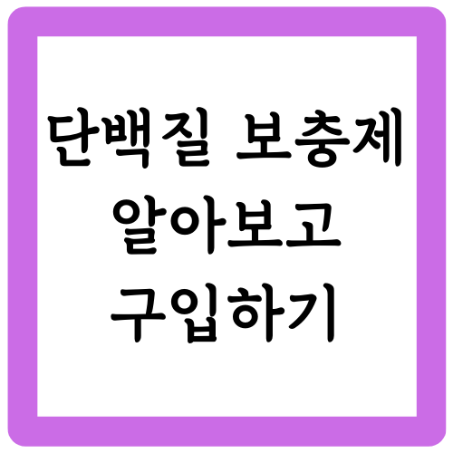 단백질 보충제