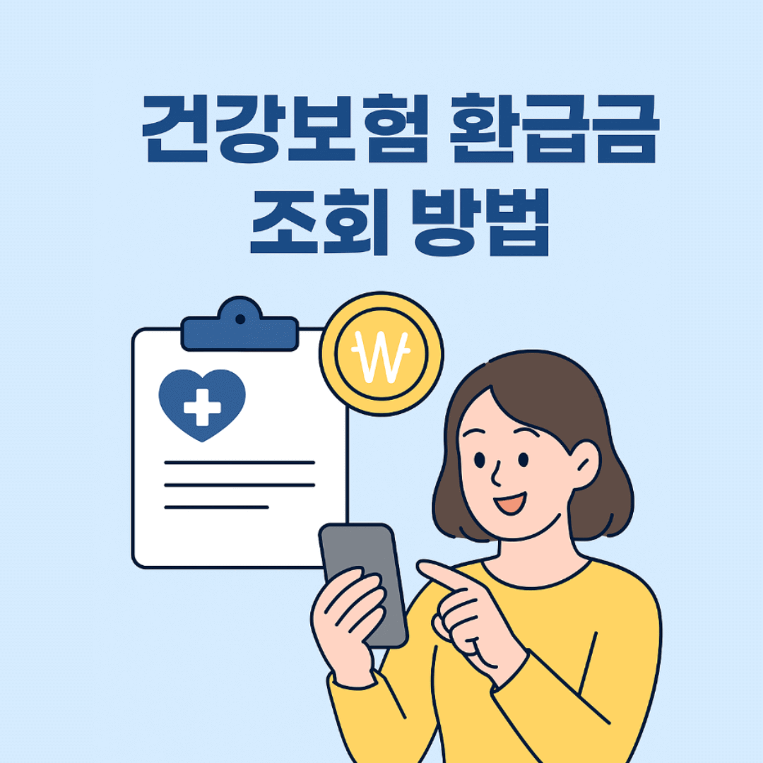 2025 건강보험 환급금 조회 방법(과오납 환급 신청 절차·소멸시효까지)
