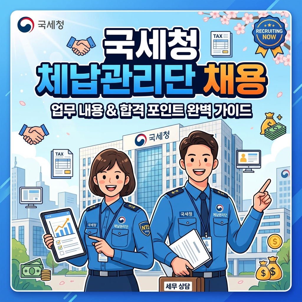 국세청 체납관리단 채용: 업무 내용과 합격 포인트 완벽 가이드