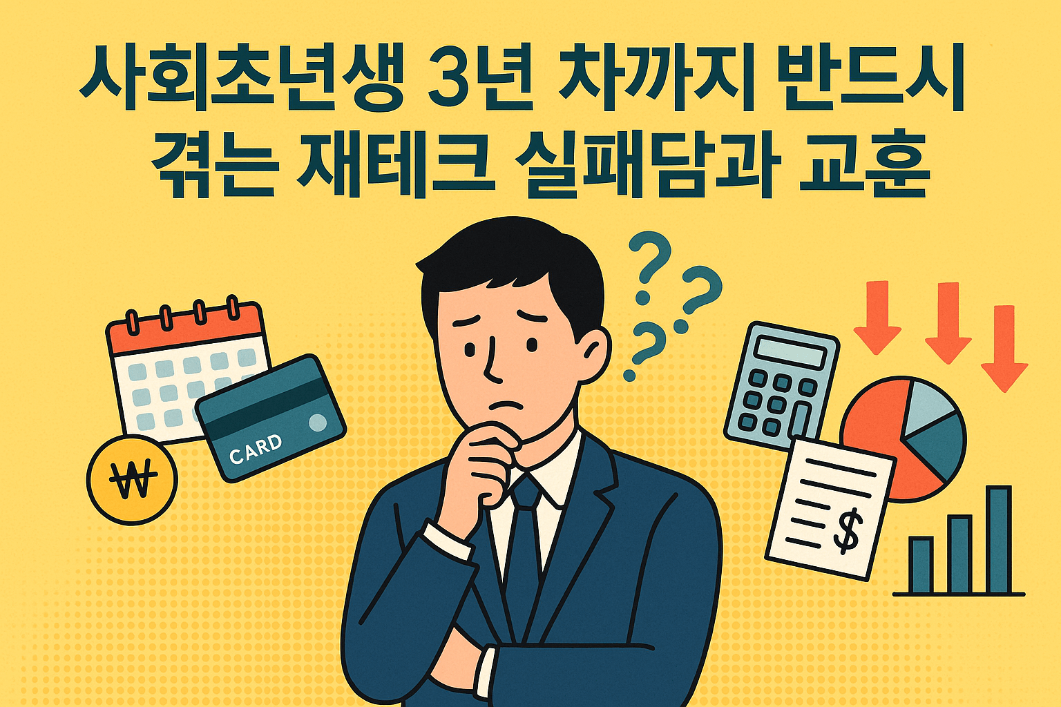 사회초년생 3년 차까지 반드시 겪는 재테크 실패담과 교훈