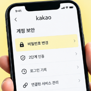 다음 비밀번호 변경 하는 썸네일 이미지