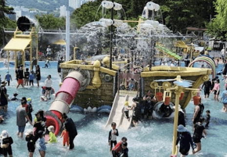 황산공원 물놀이장